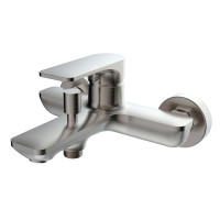 IMPRESE Смеситель для ванны Bilina, никель 35 мм (10225BN)