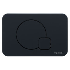 IMPRESE i7115, клавіша змиву, чорний soft-touch, пластик, IMPRESE (i7115PB)
