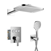 SMART CLICK система душова прихованого монтажу (ZMK101901202 + ZMK101901100 + ZMK101901101(NO:1-2) + ZMK101901101(NO:2-2)), хром, IMPRESE (ZMK101901206)
