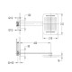 SMART CLICK система душова прихованого монтажу (ZMK101901202 + ZMK101901100 + ZMK101901101(NO:1-2) + ZMK101901101(NO:2-2)), хром, IMPRESE (ZMK101901206)