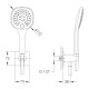 SMART CLICK система душова прихованого монтажу (ZMK101901202 + ZMK101901100 + ZMK101901101(NO:1-2) + ZMK101901101(NO:2-2)), хром, IMPRESE (ZMK101901206)