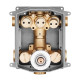 SMART CLICK система душова прихованого монтажу (ZMK101901202 + ZMK101901100 + ZMK101901101(NO:1-2) + ZMK101901101(NO:2-2)), хром, IMPRESE (ZMK101901206)