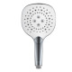 Душ ручний SPR370Q, 130 мм, 3 режими, кнопковий перемикач, хром, IMPRESE (f03600101DQ)