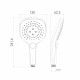 Душ ручний SPR370Q, 130 мм, 3 режими, кнопковий перемикач, хром, IMPRESE (f03600101DQ)
