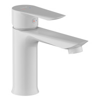 IMPRESE VACLAV змішувач для умивальника, білий матовий, 35 мм, (f03506403AA)