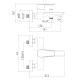 Смеситель для ванны Imprese Vaclav, белый (f03206403AA)