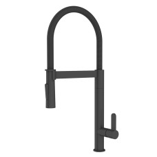 Смеситель для кухни Imprese Pivot SS, черный матовый, 25 мм (f03408501SB)