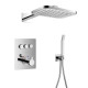 SMART CLICK система душова прихованого монтажу, термостат 3 функції, форма Q (ZMK101901101(NO:1-2)+ZMK101901101(NO:2-2)+ZMK101901235+ZMK101901221), хр, IMPRESE (ZMK101901245)
