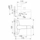 Змішувач для ванни Imprese Krasa (f03208601AA) (f03208601AA)