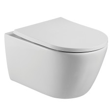 VACLAV унитаз подвесной (52,5*36*33см, rimless, сиденье тонкое duroplast slow-closing), IMPRESE (c06806403)