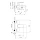 LEDNICE змішувач для ванни, хром, IMPRESE (f03207901BA)