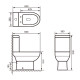 MALSE унитаз напольный с бачком не пристенный (63*37*80 см, rimless, сиденье duroplast), IMPRESE (c06204503)