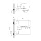 Набор для душа Imprese Bila Desne (10080+T-00260SQ) (SET20230606)