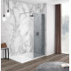 IMPRESE душевая стенка WALK-IN с профилем и держателем, 100*200см, хром, стекло тонированое, IMPRESE (s09110001GR)