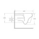 KUBIK унитаз подвесной (48,5*34*36,5 см, twist, сиденье duroplast), IMPRESE (c06810233TW)