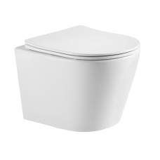 DOBRY унитаз подвесной (48,5*36*36,5 см, twist, сиденье duroplast), IMPRESE (c06802203)