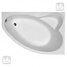 SUPERO ванна 150*100 см, асиметрична, права, з ніжками SN14, KOLO Польша
