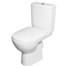 FREJA Premium унiтаз, косий випуск, зливний бачок 3/6 л, нижній підвід, сидіння з кришкою Duroplast Soft-close, KOLO Украина (L79046000)