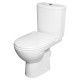 FREJA Premium, унитаз, гориз. выпуск, сливной бачок 3/6 л, нижний подвод, сиденье с крышкой Duroplast Soft-close (укр.), KOLO Украина (L79047000)