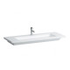 LIVING SQUARE раковина 130*48см, з 1-м отв. пiд змiшувач посерединi, з отв. переливу, LAUFEN (H8164360001041)