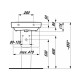 PRO S раковина 550*380мм,монт.зверху,з отв.для змішувача, LAUFEN (H8189580001041)