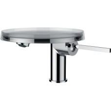 KARTELL змішувач для раковини, одноважільний, довжина виливу 110мм, без донного клапану, хром,, LAUFEN (H3113310041101)