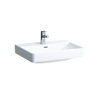 PRO S раковина 600*465,з отвором під змішувач, з переливом, біла, LAUFEN (H8169630001041)