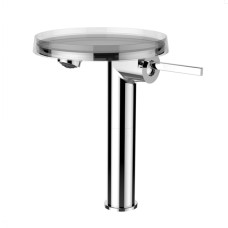 KARTELL високий змiшувач для раковини, одноважiльний, без донного клапану, в компл. з 1-ю пласт. поличкою, LAUFEN (H3113380041101)
