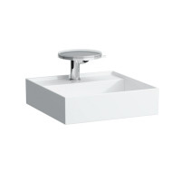 Laufen KARTELL мiнi-раковина 460*460мм, з 1-м отв. пiд змiшувач посерединi, без отв.переливу, SaphirKeramik, (H8153310001111)