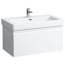 PRO S тумба 810*450*390мм, для раковини 813965, з комп.сифоном, бiлий матовий, LAUFEN (H4835010964631)