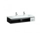 LIVING SQUARE раковина 1300*480мм, 2 отвори під змішувач, злив-перелив, LAUFEN (H8164360001071)