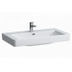 PRO S раковина 850*460мм, монтується зверху, 1 отв.для змішувача, відшлифована нижня поверхня, колір білий, LAUFEN (H8169650001041)