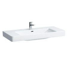 PRO S раковина 850*460мм, монтується зверху, 1 отв.для змішувача, відшлифована нижня поверхня, колір білий глянець з LCC, LAUFEN (H8139664001041)