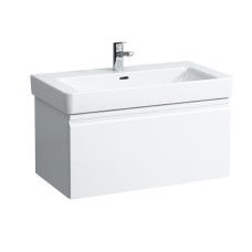 PRO S тумба 810*450*390мм, для раковини H813965, з висувним ящ., з внутр. висувним ящ., бiлий глянець, LAUFEN (H4835020964751)