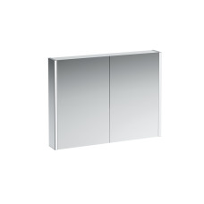 FRAME 25 дзеркальна шафка 75*100*15см, з 2ма дверцятами, з пiдсвiткою, з сенсорним вимикачем, з EU розеткою, LAUFEN (H4086039001441)