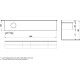 ALESSI ONE стiлешниця 240*50*33см, для шафки, з вирiзом для раковини злiва, бiлий глянець, LAUFEN (H4246020976311)