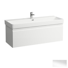 PRO S тумба 116*45*39,5см, пiд раковину, з 1м висувним ящиком, бiлий глянець, LAUFEN (H4835610964751)