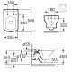 DAMA SENSO чаша подвесного унитаза, ROCA