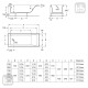 Ванна акрилова ROCA EASY A248622000, ROCA