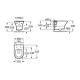 NEXO Rimless подвесной унитаз с сиденьем slow-closing, ROCA (A34H64L000)