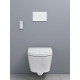 INSPIRA Round унитаз 370*560*440мм, подвесной, круглый, Rimless, горизонтальный выпуск, ROCA (A346527000)
