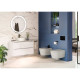 INSPIRA Round унитаз 370*560*440мм, подвесной, круглый, Rimless, горизонтальный выпуск, ROCA (A346527000)