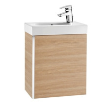 MINI тумба 450*250*575мм, з умивальником, колiр дуб, ROCA (A855873155)
