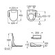 Multiclean 2.2 Round Advance кришка-біде, ROCA (A804001001)