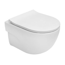 MERIDIAN Rimless унiтаз пiдвiсний CPT, в комплектi з сидiнням Urea/DuroplastSlim, slow closing, ROCA (A34H242000)