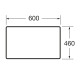 VICTORIA BASIC MODULAR столешница 59см, цвет белый, ROCA (A857502806)