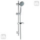 VOLLE набір душовий, SOLAR змішувач для ванни, гарнітур душовий (1530.030101+t03800101LX), cromo, VOLLE