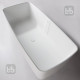 Ванна окремо стояча кам`яна Solid surface 1680 * 800 * 530mm, VOLLE