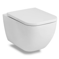 VOLLE ORLANDO Rimless унітаз 51*36*40см підвісний, сидіння тверде Slim slow-closing, (13-35-373)