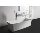 Ванна окремо стояча кам`яна Solid surface 1680 * 800 * 530mm, VOLLE (12-40-034)
